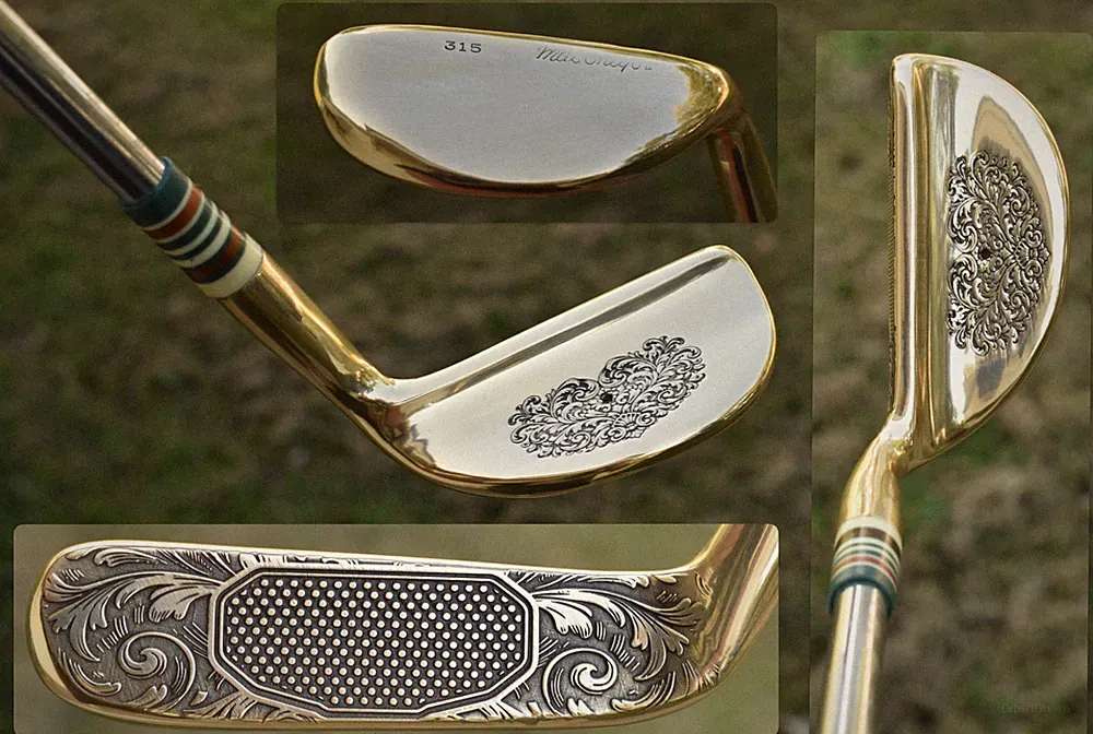 Macgregor 315 Custom Restored RH Mid Mallet Putter / ENGRAVED / BB&F Co / 34.75"