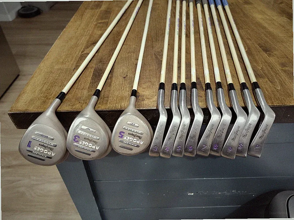 MacGregor Apogee Midsize Iron Set 3-PW, SW Ladies Graphite Shafts+ Driver/Woods