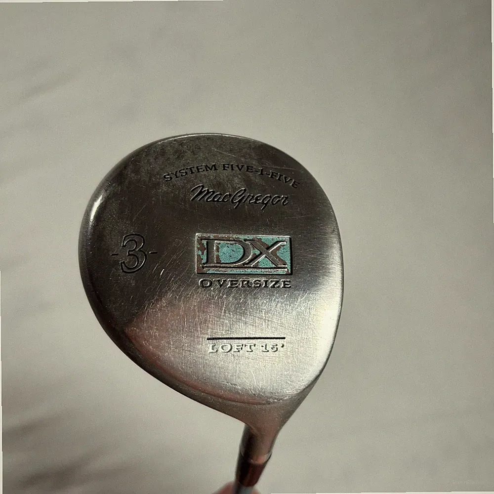 MacGregor DX Oversize Golf Club Women Petite Teal Good 3-Wood 15 Degree Loft