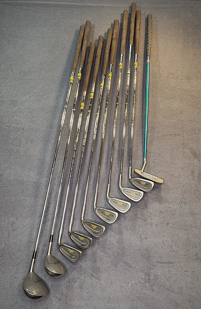 MacGregor Golf Club Set, DX Power Pyramid, 1w,3w,3,4,6,7,8,9, + TZ Putter, 38"