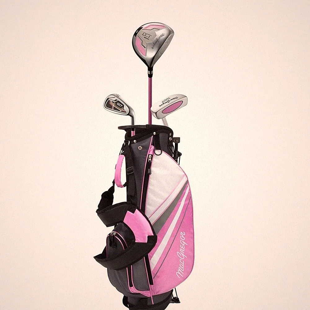 MacGregor Golf DCT Junior Girl Golf Clubs Set with Bag, Left Hand Ages 3-5