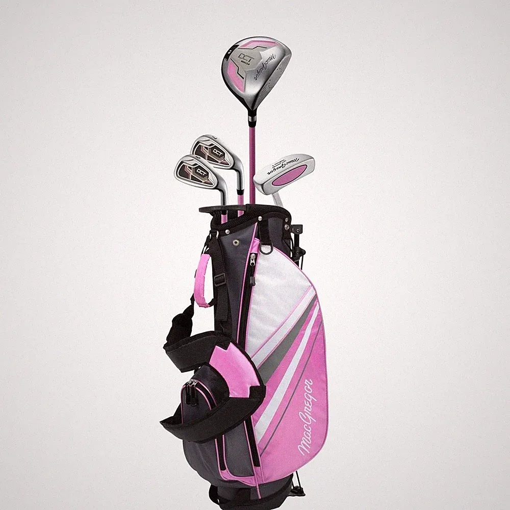 MacGregor Golf DCT Junior Girl Golf Clubs Set with Bag, Left Hand Ages 6-8