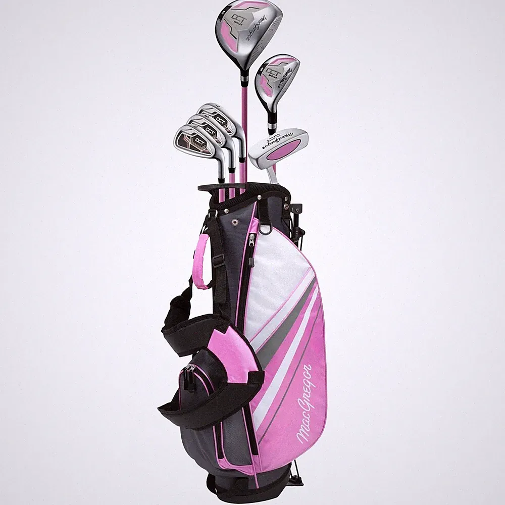 MacGregor Golf DCT Junior Girl Golf Clubs Set with Bag, Left Hand Ages 9-12