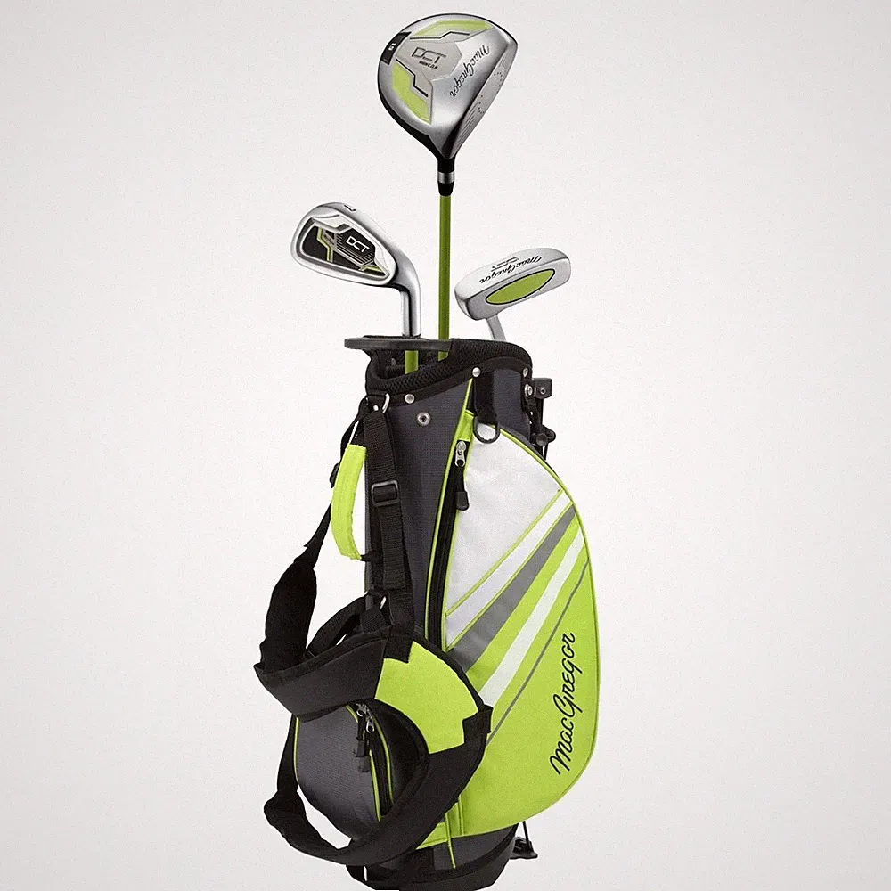 MacGregor Golf DCT Junior Golf Clubs Set with Bag, Left Hand Ages 3-5