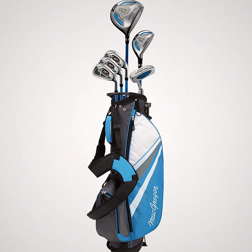 MacGregor Golf DCT Junior Golf Clubs Set with Bag, Left Hand Ages 9-12