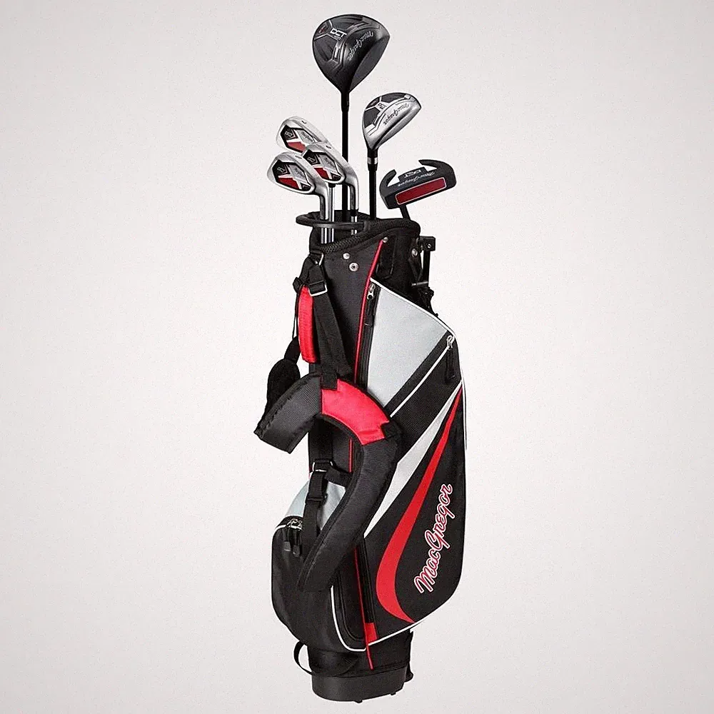 MacGregor Golf DCT4000 Golf Clubs Set, Mens Right Hand (6 Clubs / 9 Pieces)