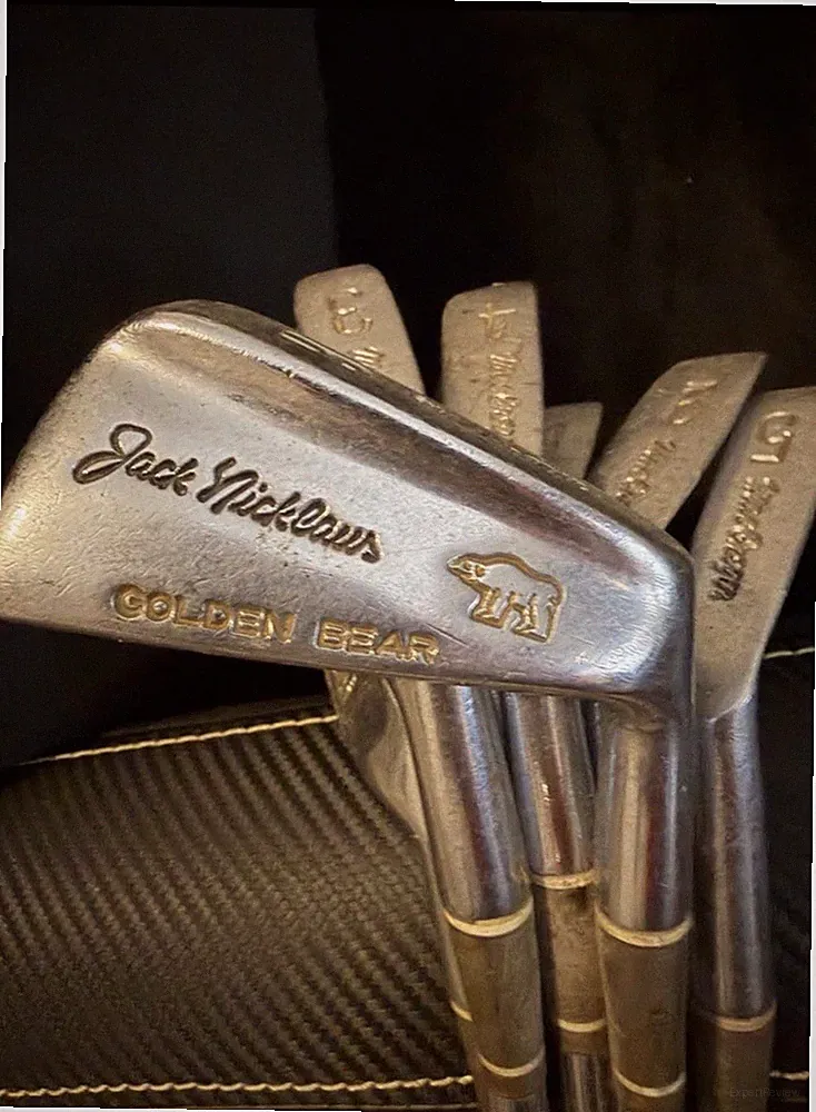 MacGregor Jack Nicklaus Golden Bear Irons 3-9 RH Steel Shaft Vintage Golf Clubs