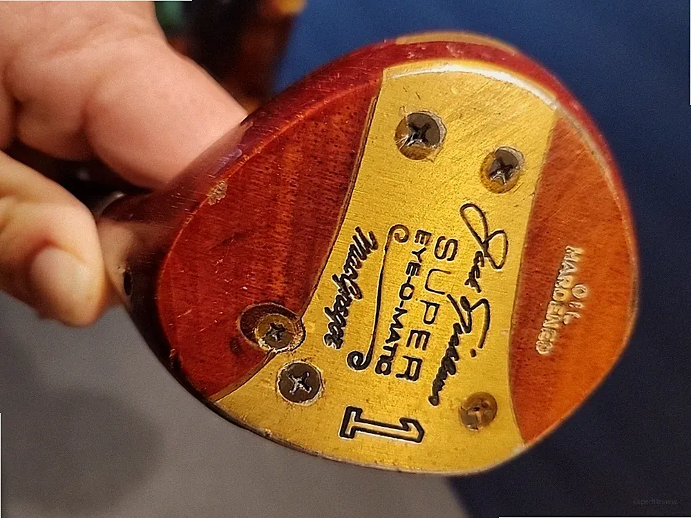 Macgregor Jack Nicklaus Super Eye-O-Matic Oil Hardened Persimmon Driver