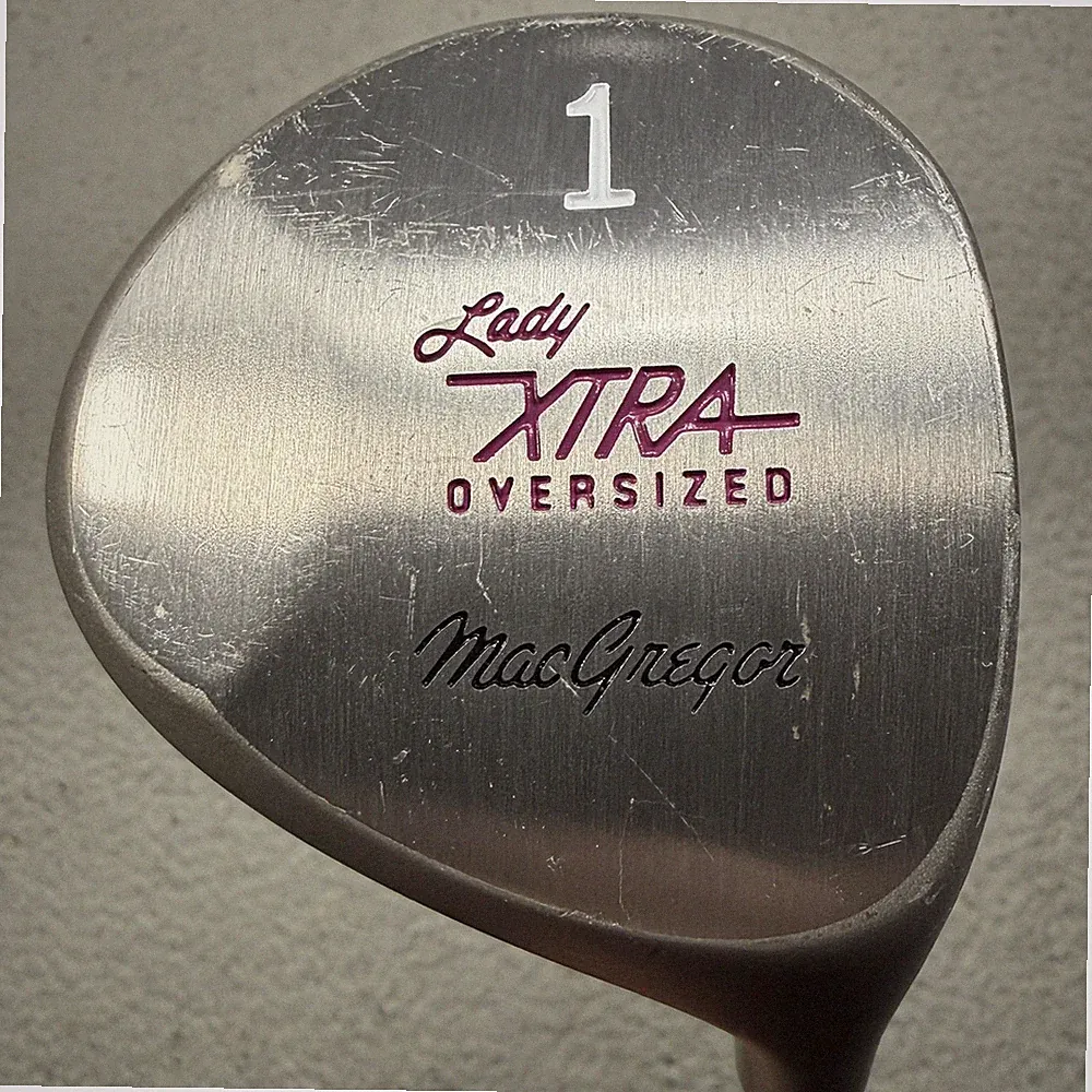 MacGregor Lady XTRA Oversized 1 Wood Womens RH 41.5 In Silver Steel Golf Club