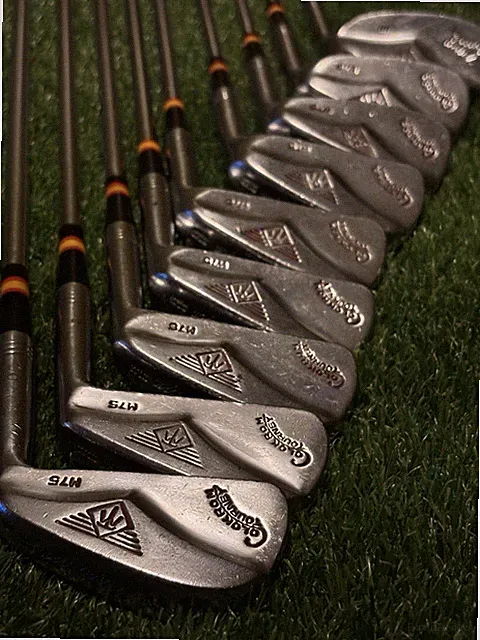 MacGregor MT M75 Colokrom Iron Set 2-9,W Right-Handed Steel Shafts Regular Flex