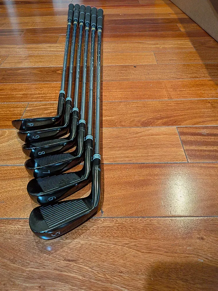 MacGregor MT Milled Black Forged Irons 5-PW True Temper GS95 Stiff Steel RH
