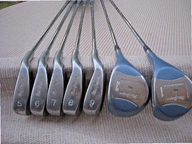 MacGregor MT Perimeter Weighting 5-9 irons+ 1 &3 Woods W / Covers/Ladies Flexs