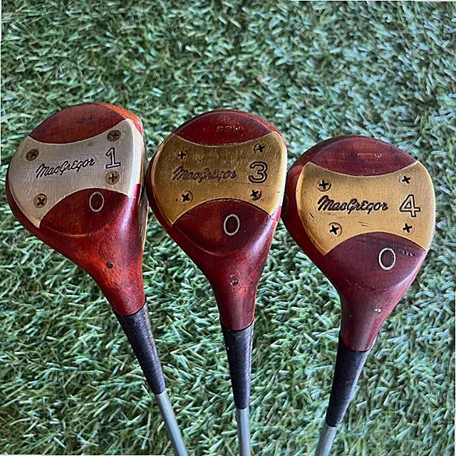 MacGregor Persimmon S3W Keyhole Wood Set 1/3/4 Right Handed Vintage