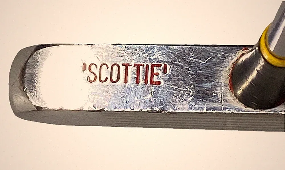 MacGregor Reg 437 Junior Two-Way Putter Engraved "Scottie" RH LH Youth Steel 26"