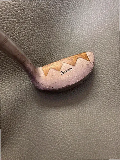 MacGregor SHARK Mallet Putter Circa 1962 Tru Glass Slaft
