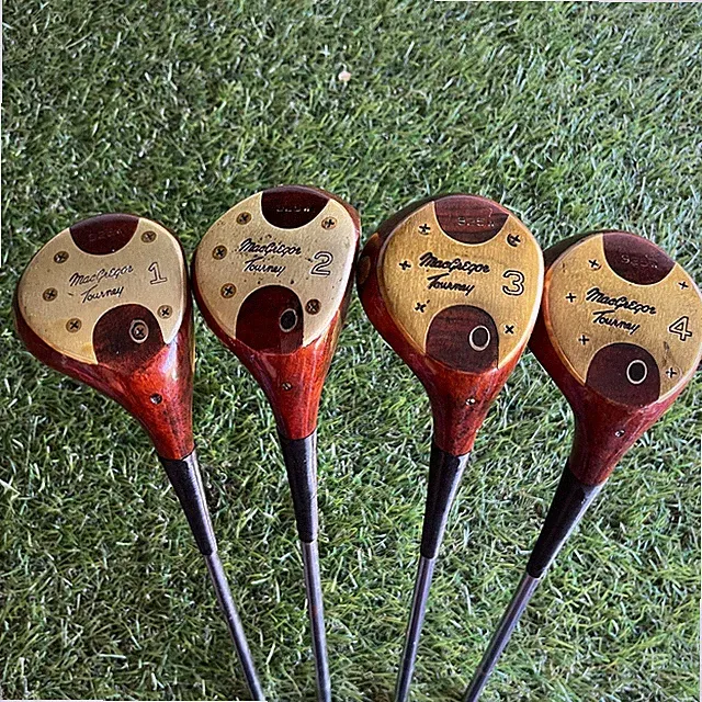 MacGregor Tommy Armour 925w Wood Set 1/2/3/4 Temper Tour Shaft Leather Grips