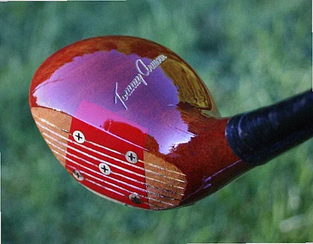 MacGregor Tommy Armour T693W Silver Scot Tourney Persimmon # 5 Wood Steel Shaft