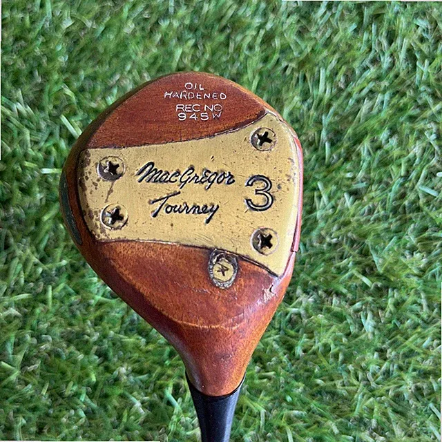 MacGregor Tourney 945w Persimmon 3 Wood Tommy Armour 43" Vintage Golf