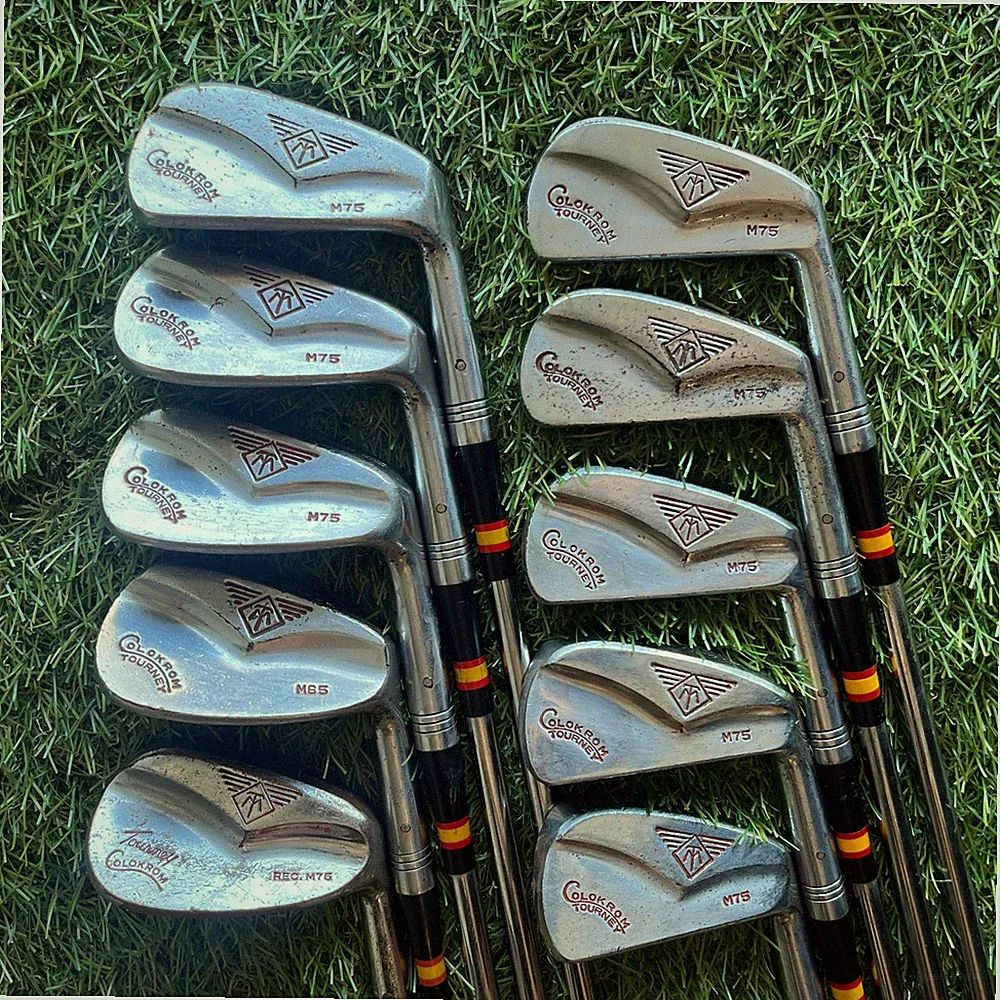 MacGregor Tourney Colokrom M75 2-Sw Iron Set Copper Face Leather Grips