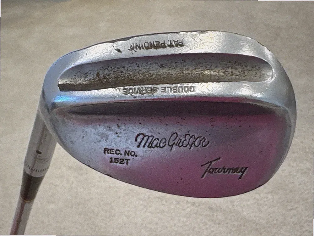 MacGregor Tourney Double Service Wedge 152T Vintage Left-Handed LH Golf Club