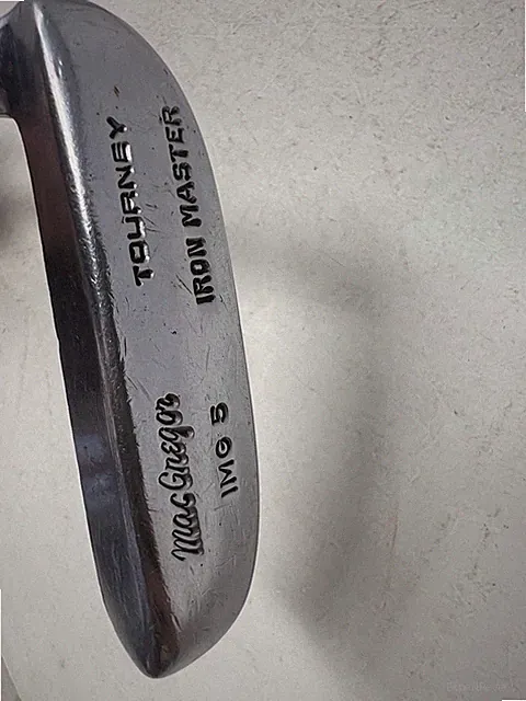 MacGregor Tourney Iron Master IMG-5 Putter Right Handed Orig Leather Grip