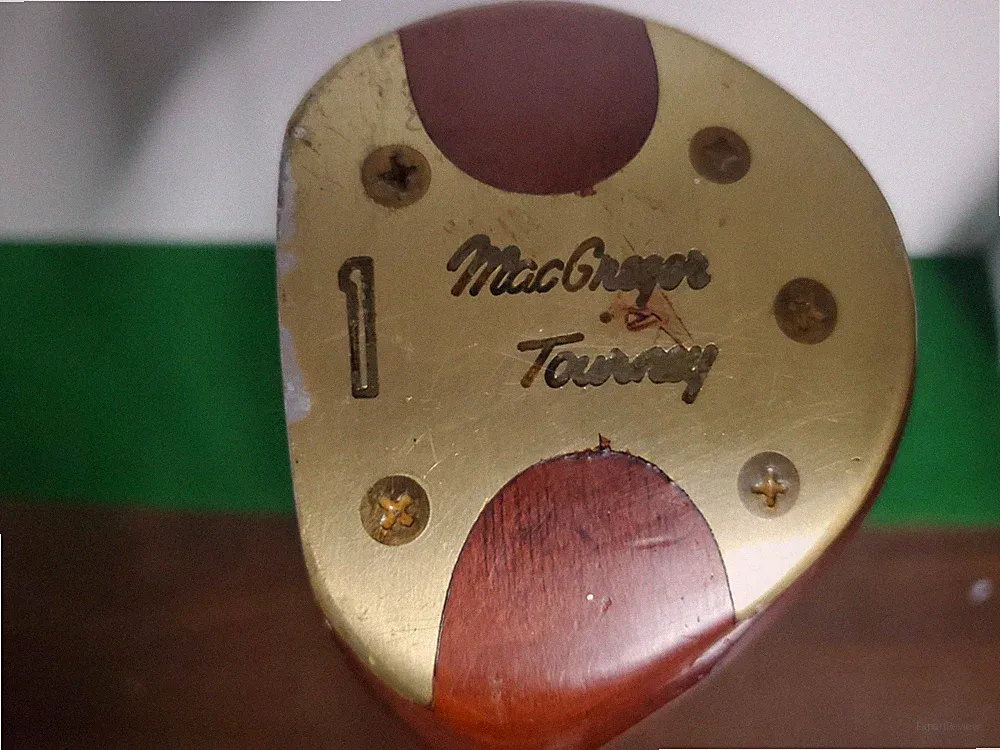 MacGregor TOURNEY Laminate Wood Driver Aldila Alda VIII Graphite Firm Flex LH