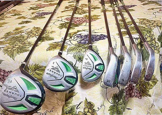 MacGregor Tourney MT Junior Set 5,7,9,W Irons, 3, 4h, 9 Woods, Jr-Flex Graphite