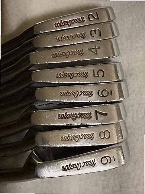 MacGregor Tourney MT RMT2 Irons 2-9 Irons Stiff Flex Steel Shafts 37.5"