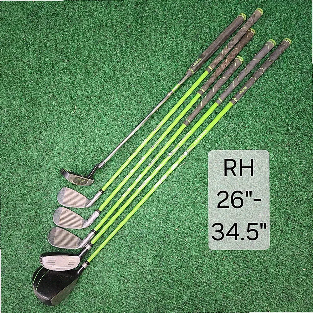 MacGregor Tourney MT Youth Set Driver Hybrid Irons Wedge Putter Jr Flex 46-53"