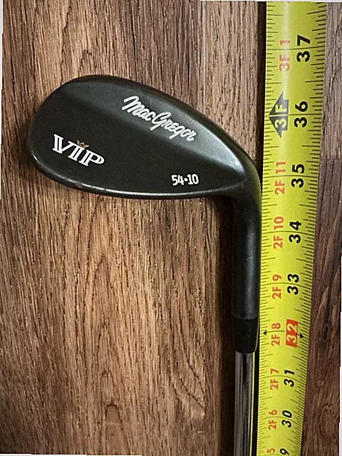 MacGregor VIP Forged Black 54-10 Wedge Steel Shaft Wedge Flex Right Hand