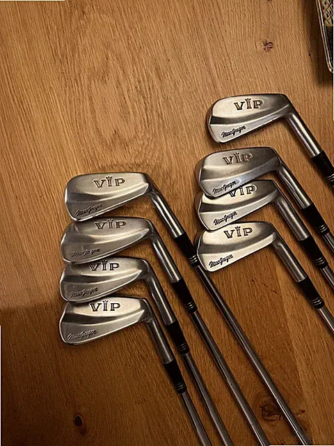 Macgregor VIP Irons 3-PW Rare Set Very Good Condition Stiff Shafts 80s90s