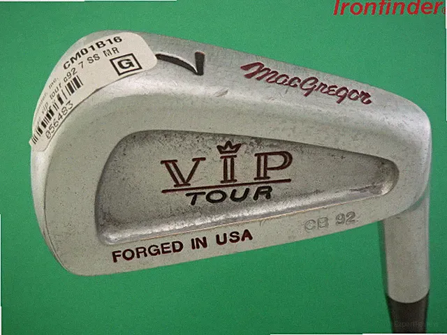 MacGregor VIP Tour CB92 Single 7 Iron Steel Stiff Shaft Mens Right Handed