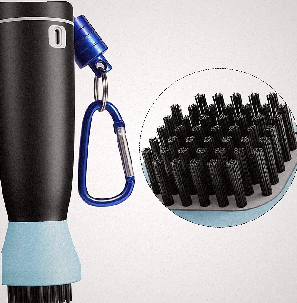 Magnetic Golf Club Brush Cleaner, One-Click High-Pressure Water Spray, 300