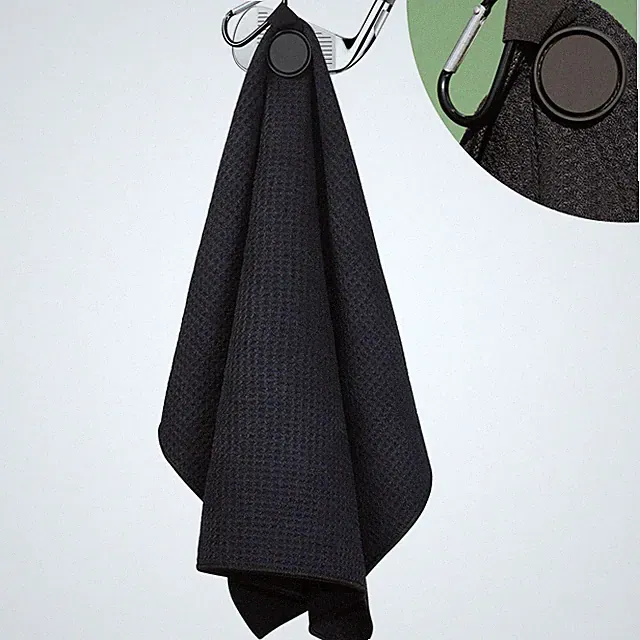 Magnetic Golf Towel-Max N52 Industrial Magnet, over than 60 LB Pull , with Co...