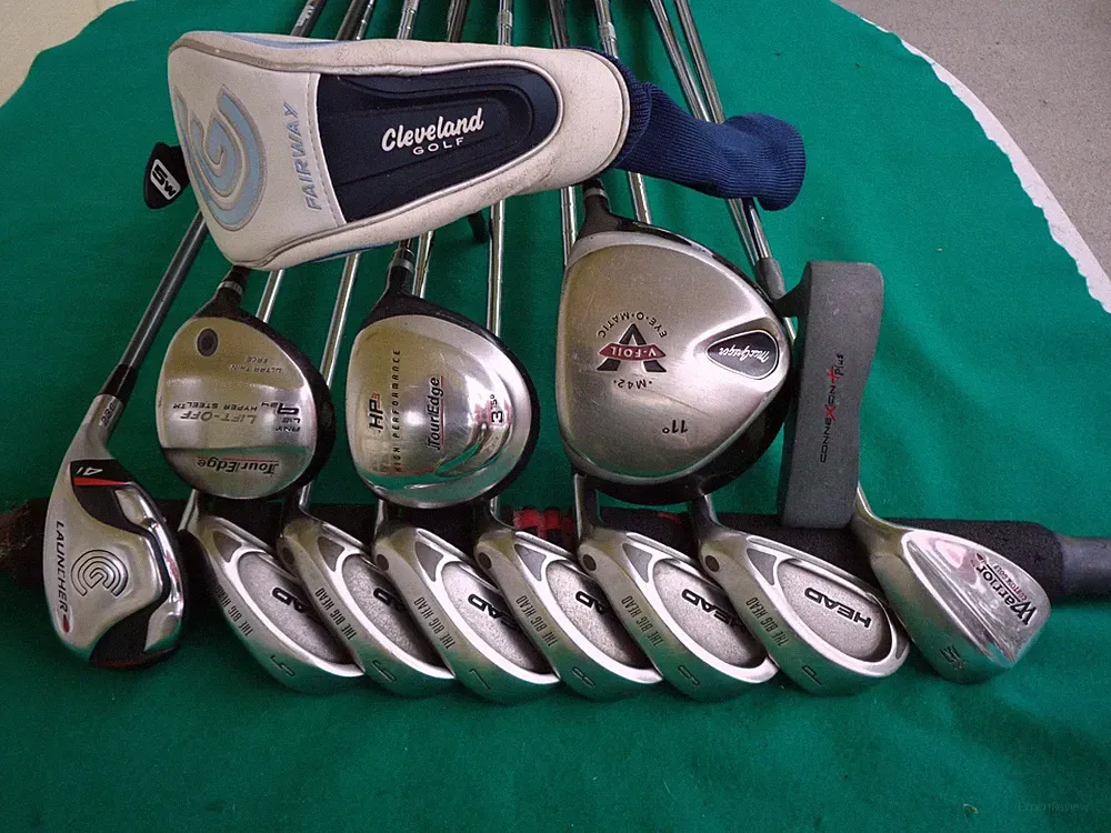 Magregor Cleveland Head Irons Driver Woods Hybrid Mens Complete Golf Club Set R