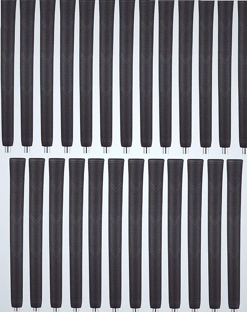 Majek Golf Grips Mens SUPER Jumbo XL Arthritic Black NO LOGO Tour 360 - 25 PACK