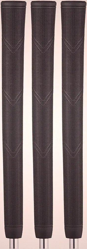 Majek Golf Grips Mens SUPER Jumbo XL Arthritic Black NO LOGO Tour 360 - 3 PACK