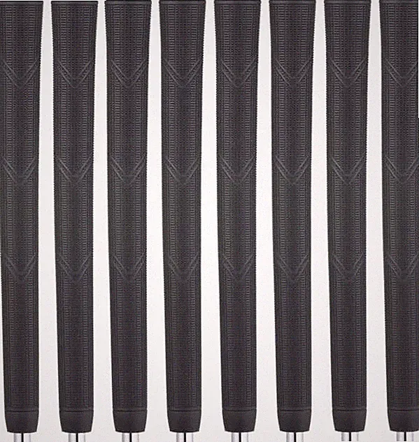 Majek Golf Grips Mens SUPER Jumbo XL Arthritic Black NO LOGO Tour 360 - 8 PACK