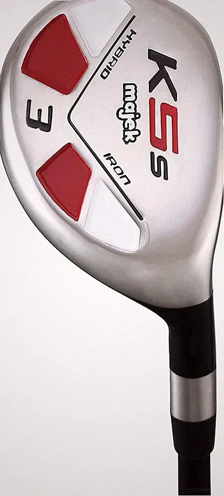 Majek Golf Senior Men's #3 Hybrid Senior "A" Flex Club, Premium Arthritic Grip