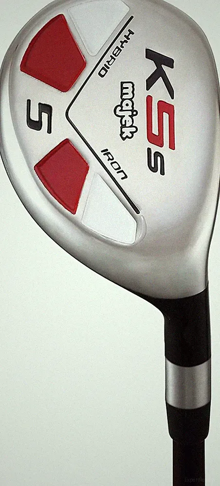 Majek Golf Senior Men's #5 Hybrid Senior "A" Flex Club, Premium Arthritic Grip