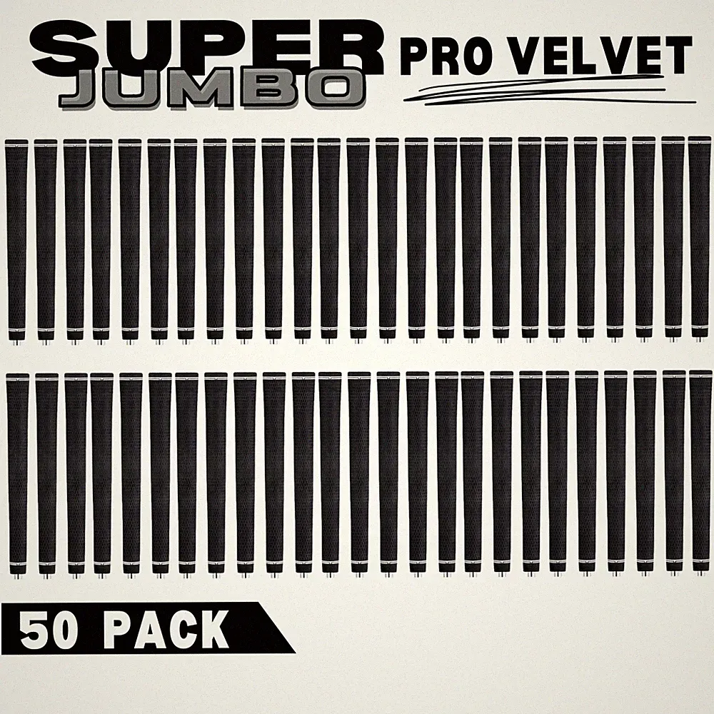 Majek Golf SUPER JUMBO Grips XL Extra Large Tour 360 NO LOGO Round - 50 PACK