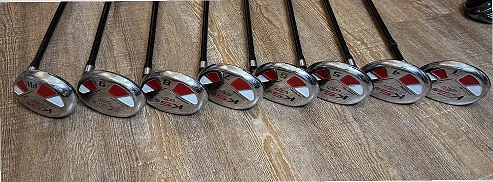 Majek Hybrid Iron Set 3-PW With Graphite Senior Ladies Flex Shafts RH Cut Down*