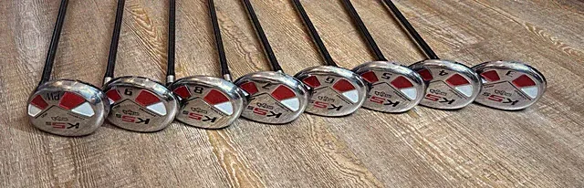 Majek Hybrid Iron Set 3-PW With Graphite Senior Ladies Flex Shafts Right Hand RH