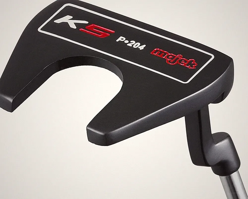 MAJEK K5 RED/BLACK P-204 REGULAR TALL MEN'S GOLF CLUB PUTTER RIGHT HANDED