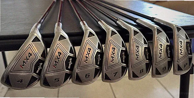 Majek MX4 Hybrids Iron Set Golf 4-PW Senior Flex Graphite K5S