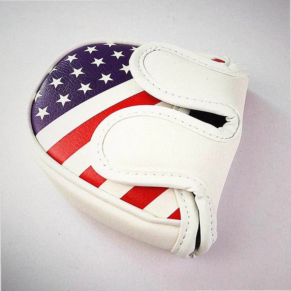Mallet Putter Cover Headcover Center Shaft Golf Putter Headcover Magnetic USA