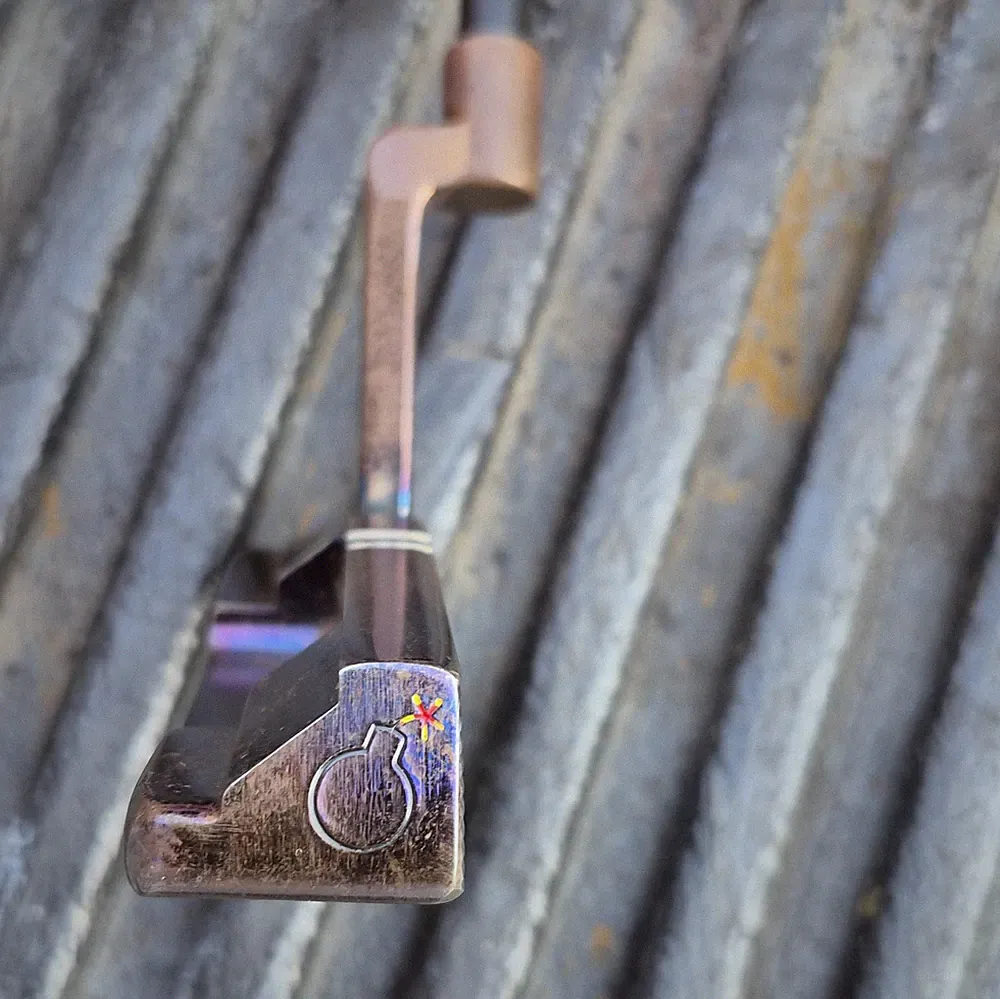 MannKrafted Rattler Putter Right-Handed Purple/Bronze Used