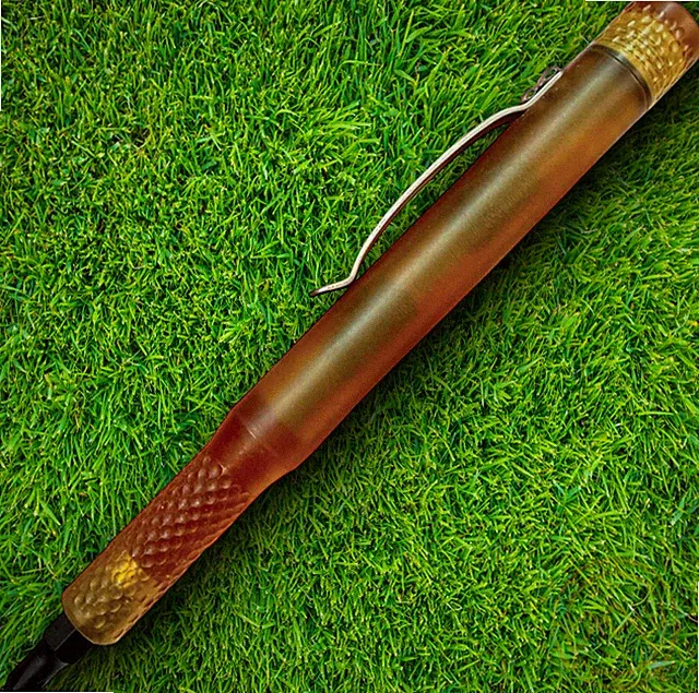 Maratac Ultem Pen Driver Bits Included Stores Extra In Handle Golf Ball Knurling