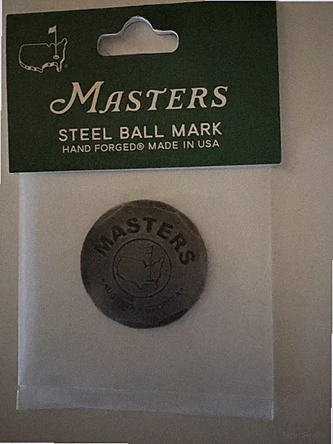 Masters Hand Forged Silver Ball Marker Made In USA