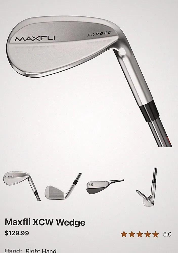 Maxfli 2026 XCW Wedges 50/54/58/62